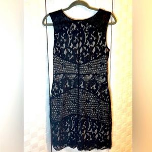 🖤 Gianni Bini Black Lace Dress/Size Large